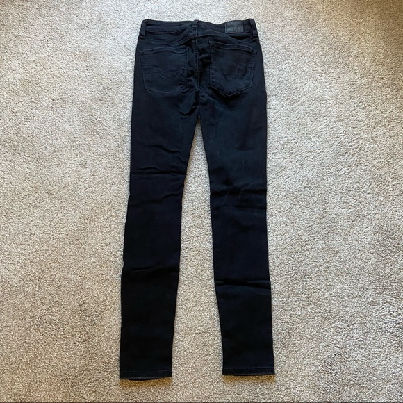 NWT AE Black Distressed Skinny Jeans - Picture 2 of 6